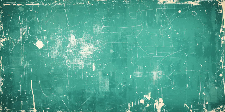 Abstract grunge background featuring a blend of turquoise blue and white paint textures.Rough brush strokes, splatters, and distressed paint effects. Irregular streaks and patches creating a dynamic, 