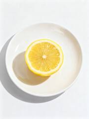 Clean Top-Down Citrus Still Life