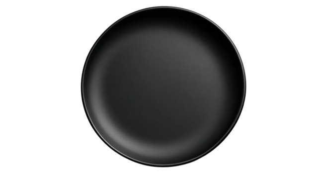 A dark, circular, metallic object against a black background