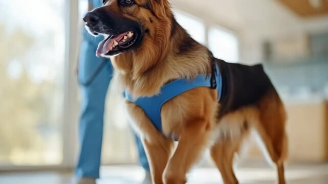 selective focus using support harnesses and gentle stretching techniques for safe therapy