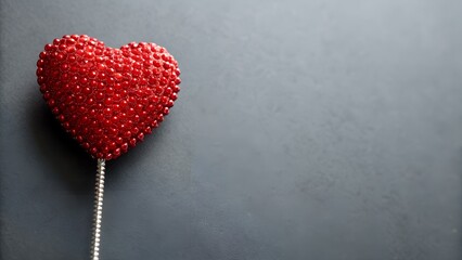 Show your love with a stunning red heart detail perfect for Valentine's Day or romantic occasions, adding a touch of elegance and affection