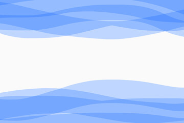 青色のウエーブ柄のタイトルバックイメージ