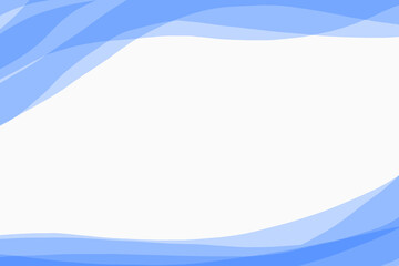 青色のウエーブ柄のタイトルバックイメージ