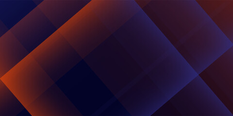 Obraz premium Abstract geometric dark blue and orange square theme overlap background modern graphic modern nice good neutral style old