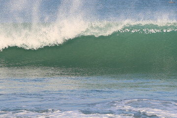 Exploring the waves at Spanish House Beach near Sebastian Inlet, Florida