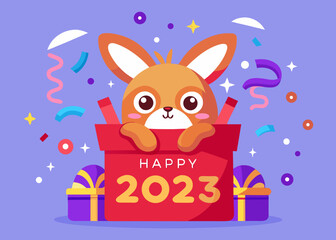 Rabbit new year 2023 celebration