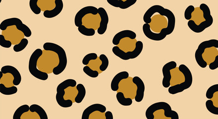 Seamless cheetah pattern offering a modern and stylish animal aesthetic