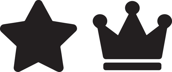 Reward star icon in bold vector style, ideal for achievement, success, rating, bonus and award concepts.