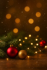 Obraz premium christmas tree and decorations