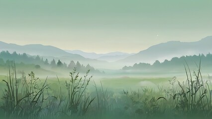 Misty Meadow Calm