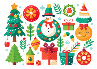 Christmas elements collection