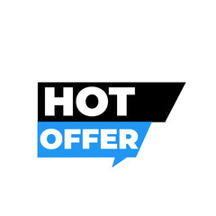 Hot offer png, sales promo badge, trendy marketing tag, styled graphic design, online use ready