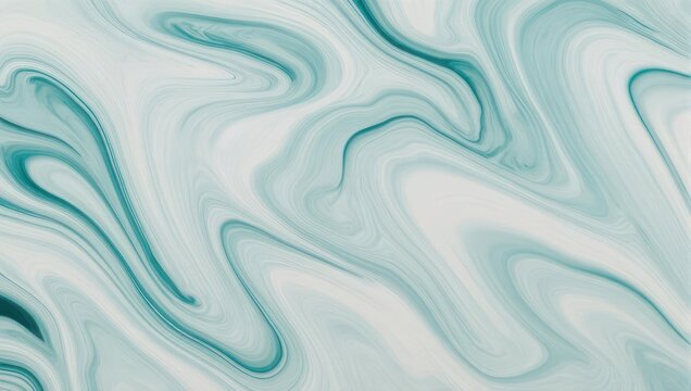 Abstract Liquid Marble Texture With Swirling Green Veins. - Powered by Adobe