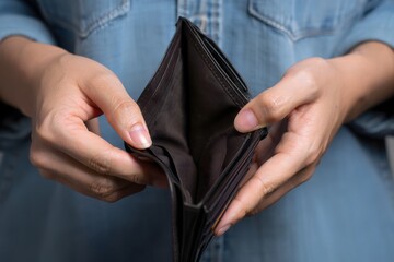 Empty Wallet - Financial Trouble and Lack of Money Concept