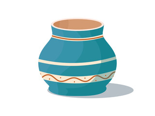 Ceramic vase, decorative pottery, porcelain vase for flowers