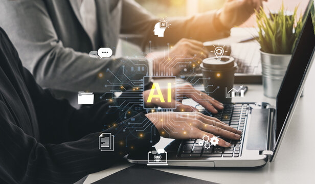 A concept of a global AI platform providing integrated business solutions. This central intelligence powers worldwide operations, from data analysis and automation to innovation. Fermion