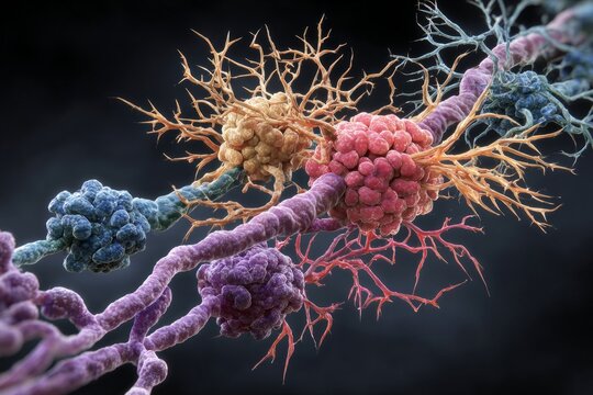 Neurotransmitter Cross-Talk: Depict interactions and cross-talk between different neurotransmitter systems in respiratory neurons.