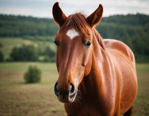 Obraz premium horse in the field