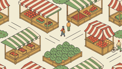 a-seamless-pattern-of-market-stalls-and-goods-