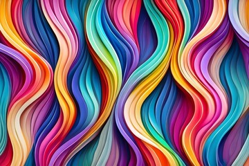 Abstract Fluid Color Spectrum Background