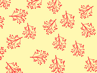 seamless pattern with christmas trees