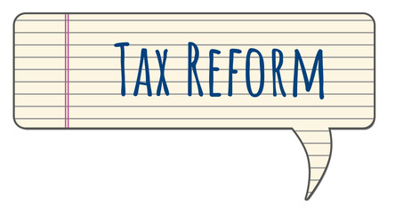 Tax Reform Notebook Texture Comment Symbol Text 