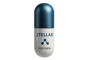 Stellar oxygen capsule illustrating medical and scientific innovation