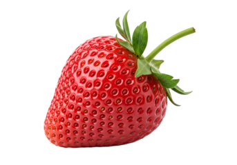 Fresh, ripe strawberry offering juicy sweetness, ready for summer desserts and healthy snacks with vibrant color and appealing texture, a delightful treat