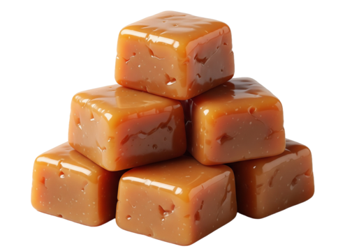 Indulge in creamy smooth caramel candies, a sweet treat for dessert or snack time, perfect for satisfying your sweet tooth cravings and adding joy to your day