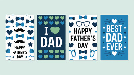 Father's Day Greeting Cards Collection happy father's day