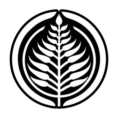 Glyph Style Fern Symbols