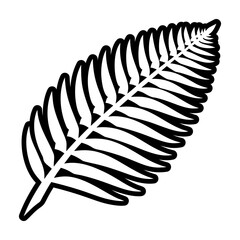 Glyph Style Fern Symbols