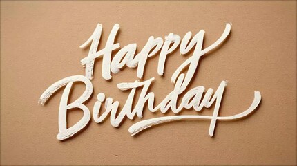 Delightful Happy Birthday wishes in elegant script, perfect for cards, invitations, and personalized birthday celebrations