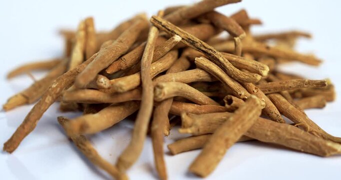 Ashwagandha or Aswaganda OR Indian Ginseng is an Ayurveda medicine in stem and powder form