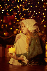 Naklejka premium Warm Holiday Wish