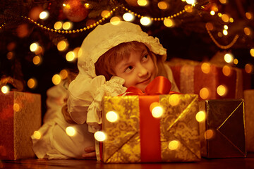 Naklejka premium Shining Gift Moment