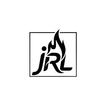 Jrl fire logo isolated on transparent background