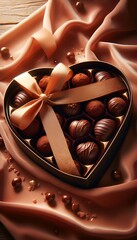 Chocolate Box: Heart-shaped chocolate gift set