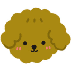 Cute dog hand drawn illustration doodle clipart