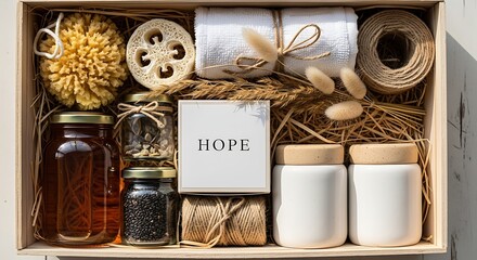 Natural wellness gift box