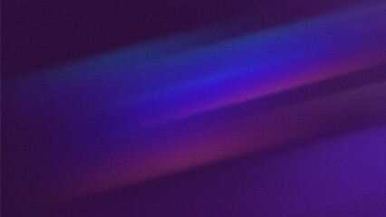 Grainy abstract background with diagonal blue and purple light