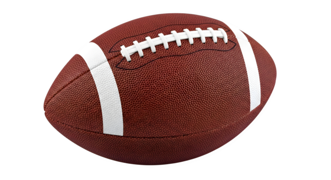 American Football, isolated on transparent background