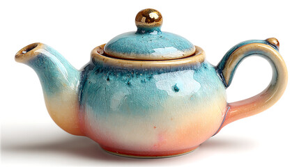 teapot isolated on white background 