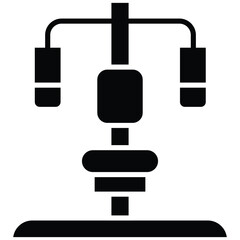 Gym Machine Vector Icon Stock Illustration