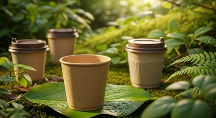 Sustainable coffee cups lush