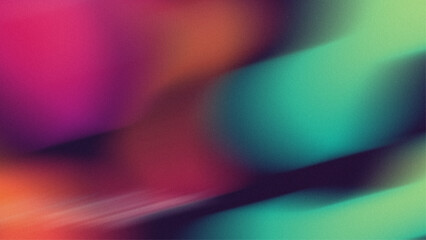 Vibrant abstract grainy gradient background with dynamic color