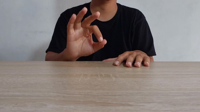Man Giving Hand OK Sign for Perfect or Excellent Quality