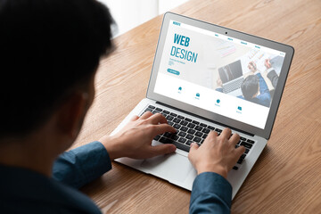 Website design software provide modish template for online retail business and e-commerce