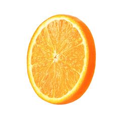 Orange fruit on white