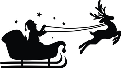 Christmas Vector silhouette